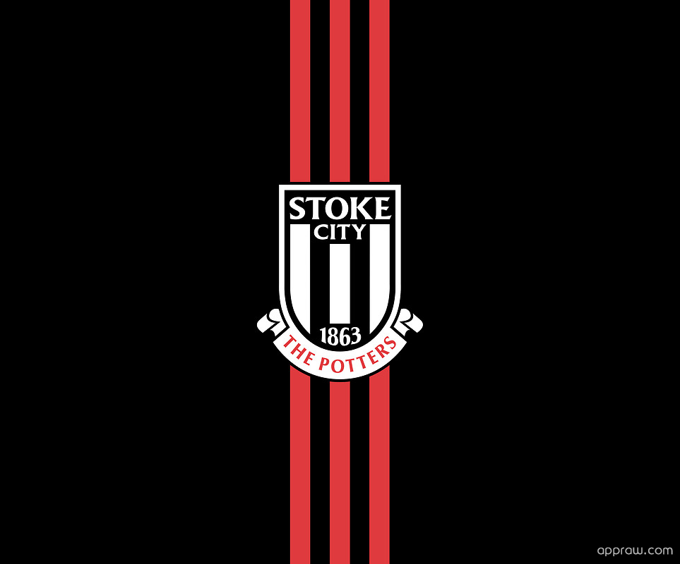 Stoke City Fc Black Red Wallpaper HD