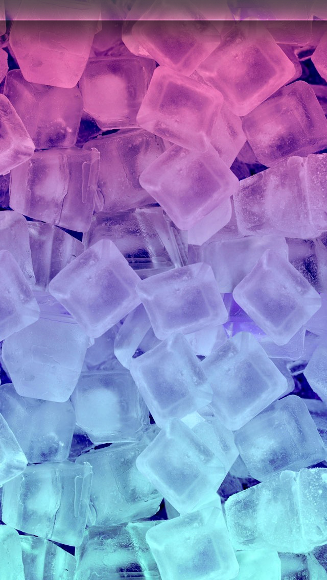 Ice Cubes iPhone Wallpaper