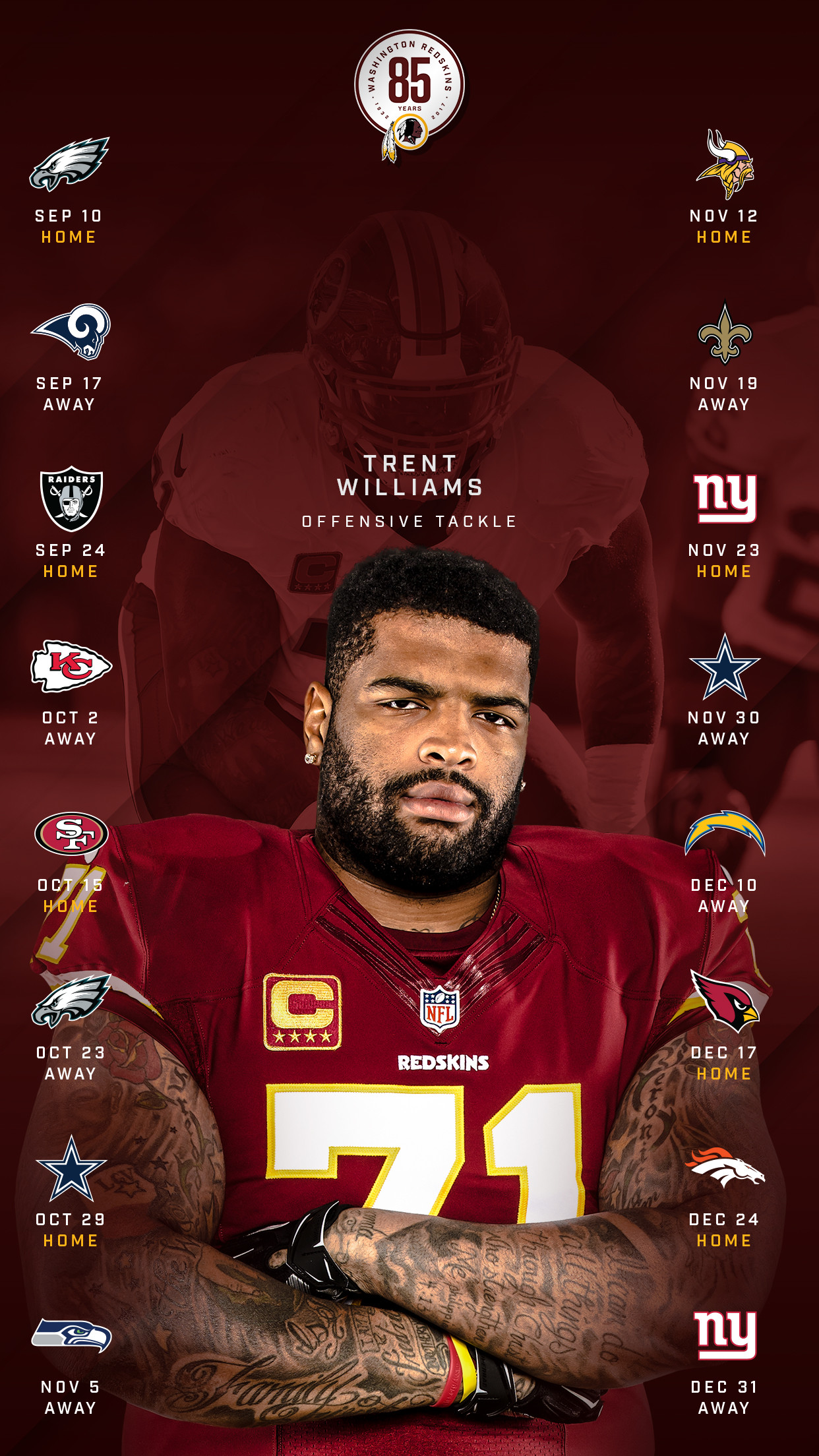 Trent Williams Wallpaper