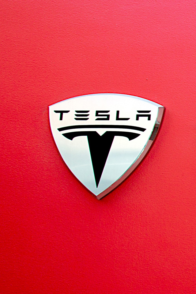 Tesla Logo iPhone Wallpaper HD