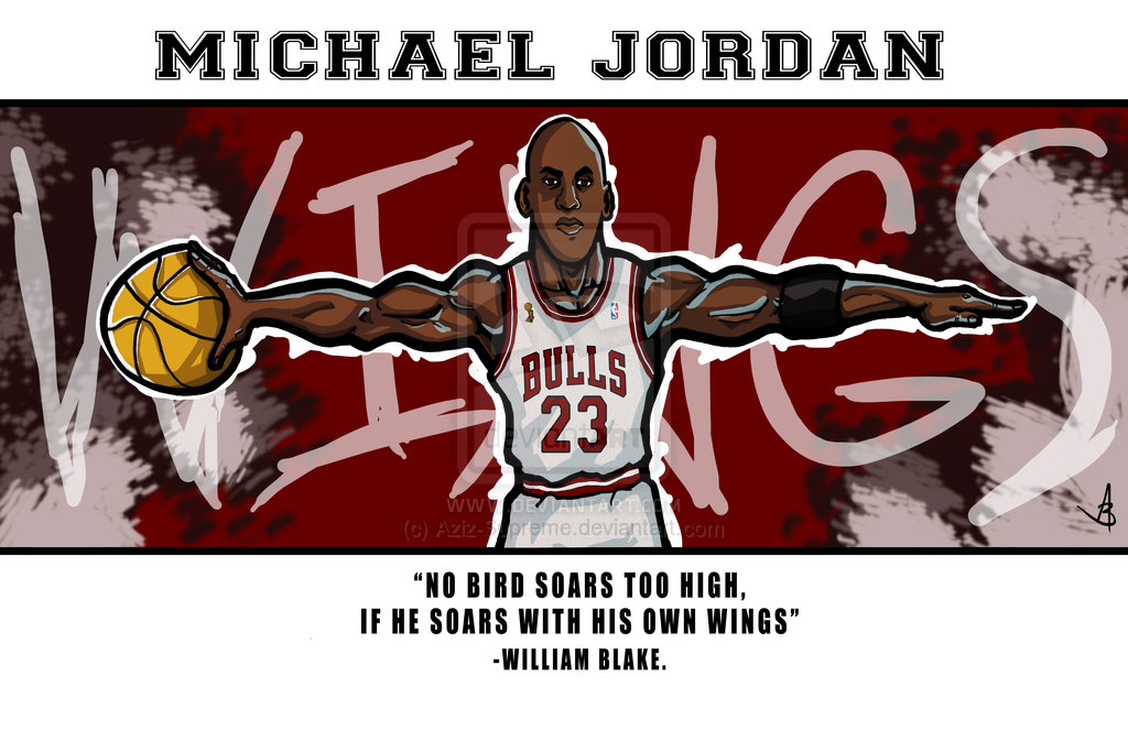 Michael Jordan Wings By Aziz Supreme