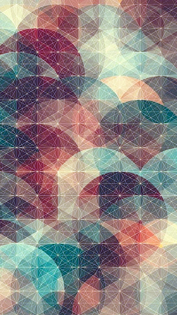 Creative Geometric iPhone Wallpaper Greenorc