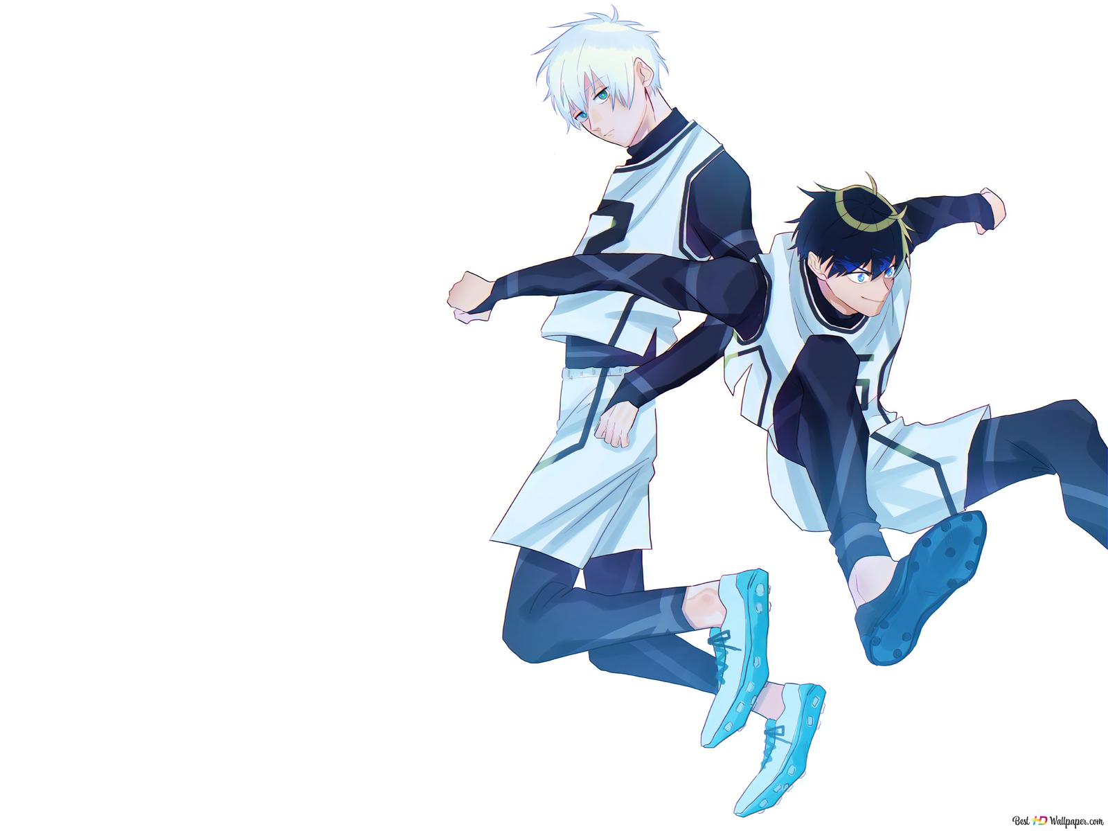 Yoichi Isagi And Seishirou Nagi From Blue Lock 4k Wallpaper