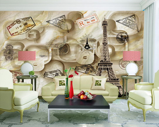 Discount wallpaper wallpaper mural bedroom living room TV sofa 542x433