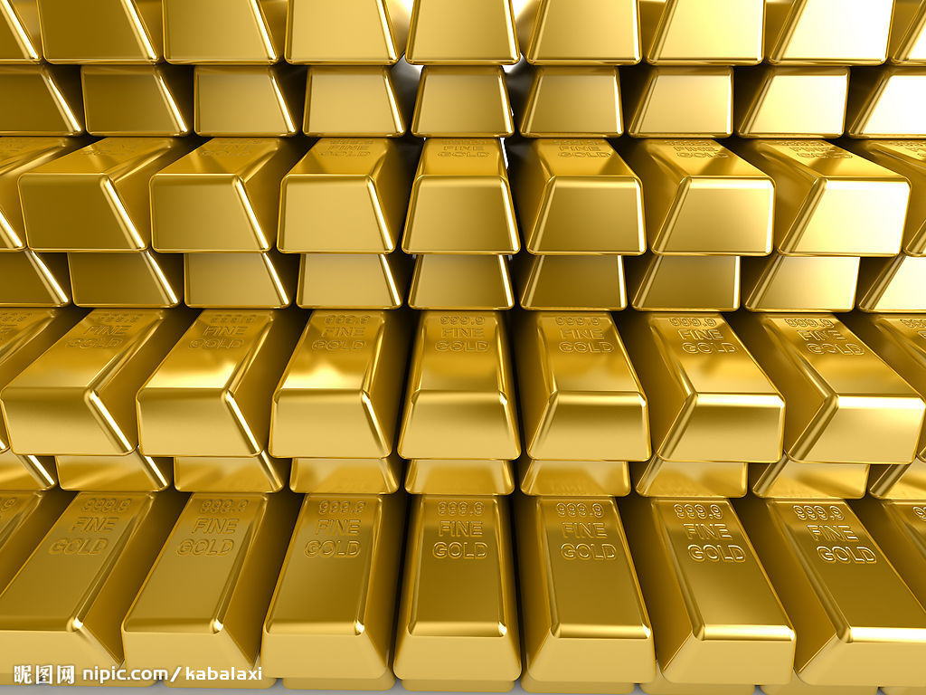 Free Photo | Aesthetic wallpaper with gold bars high angle