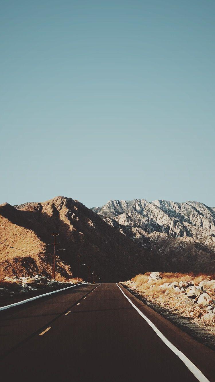 Road Mountains Usa iPhone Wallpaper Holiday