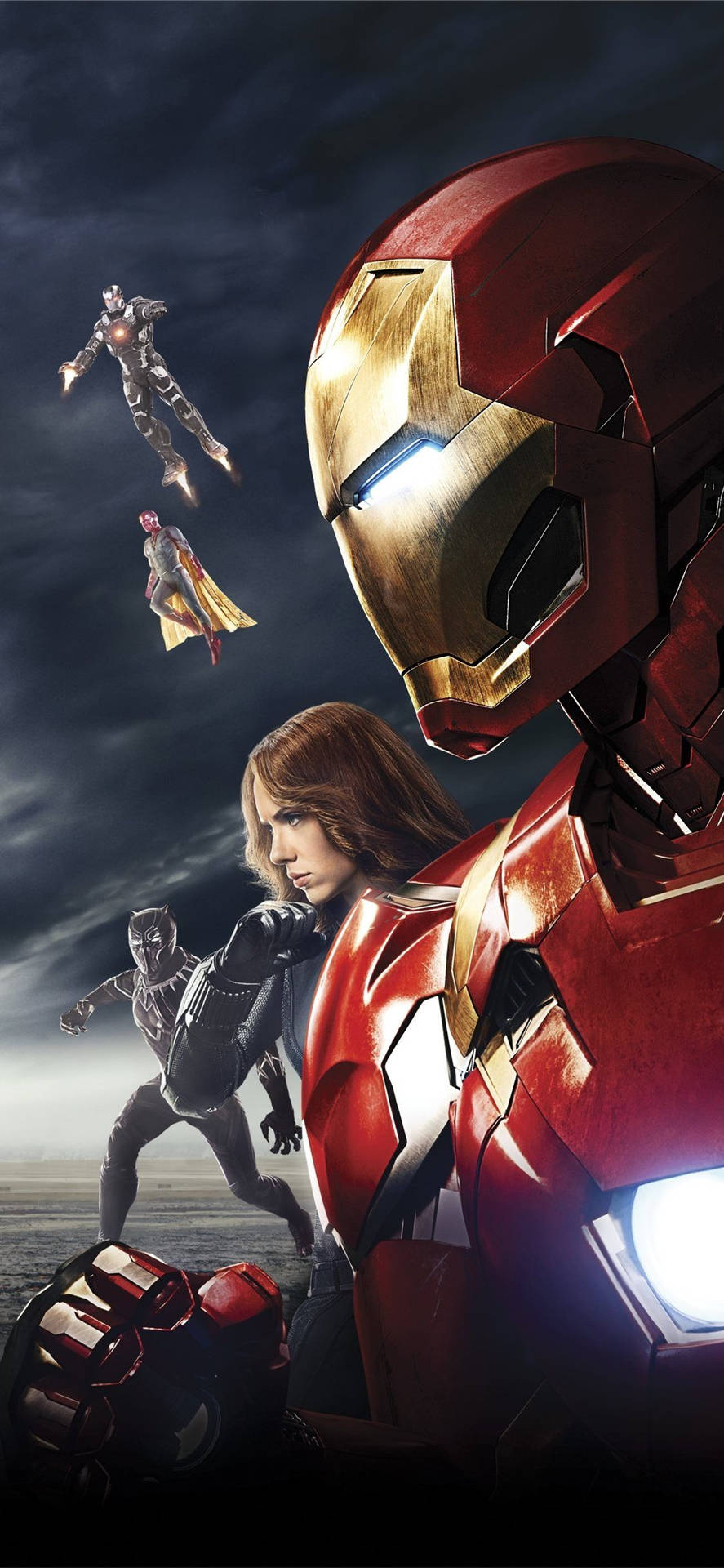 Avengers iPhone X Black Sky Wallpaper
