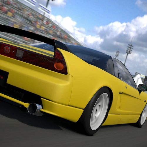 Yellow Honda Nsx Type R Rear Picture For iPhone Blackberry iPad
