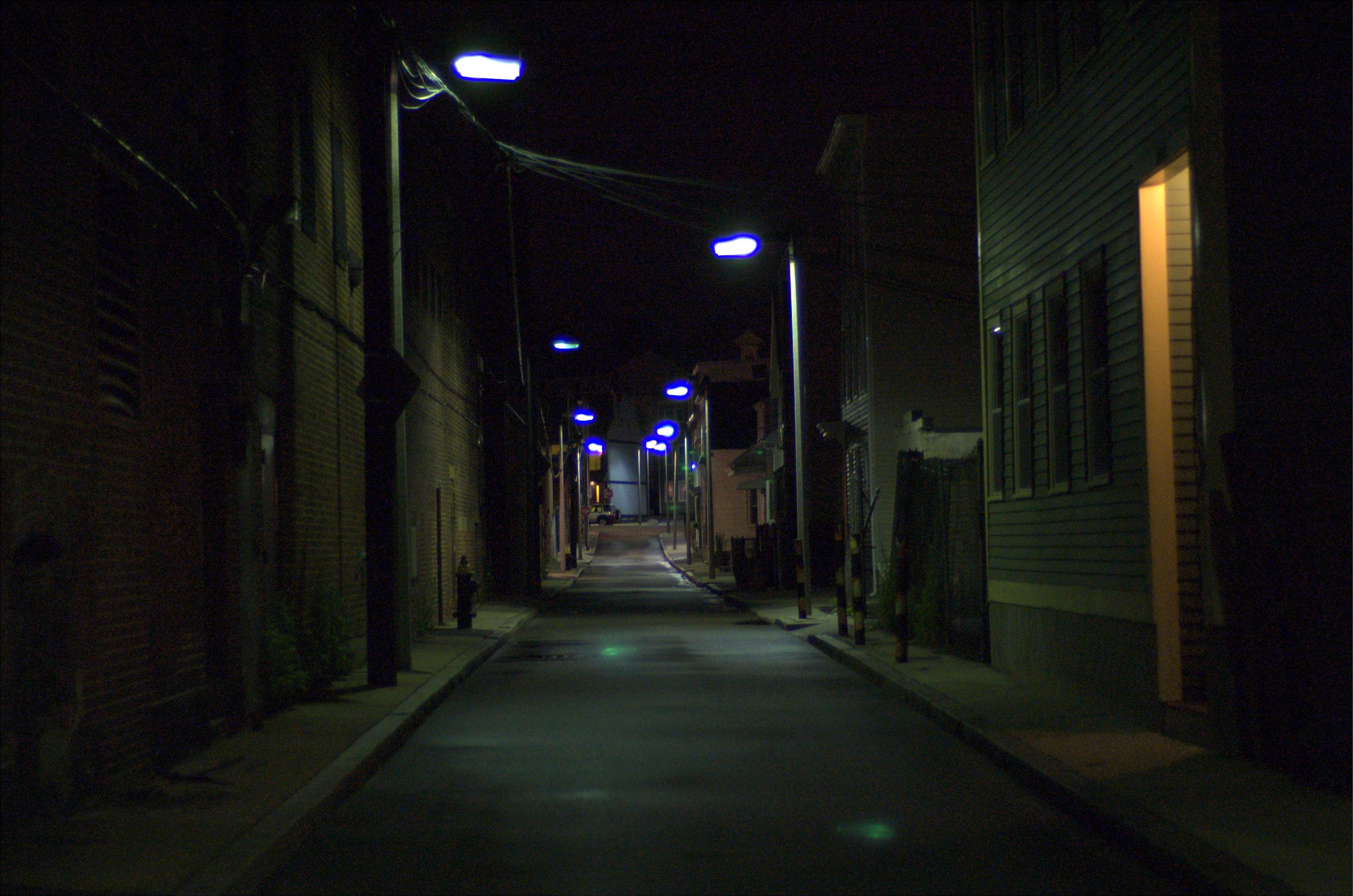 Dark Alleyway Scenery Background Episode