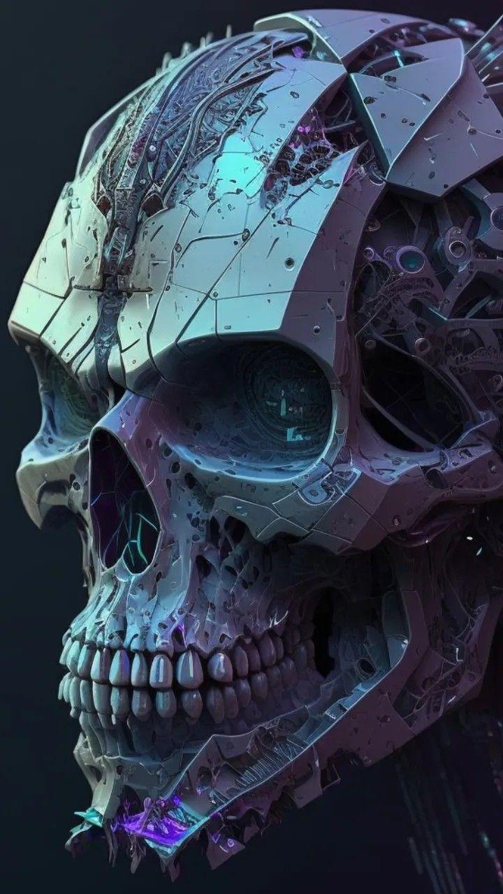 Skulls In Colorful Skull Art Drawing Pictures