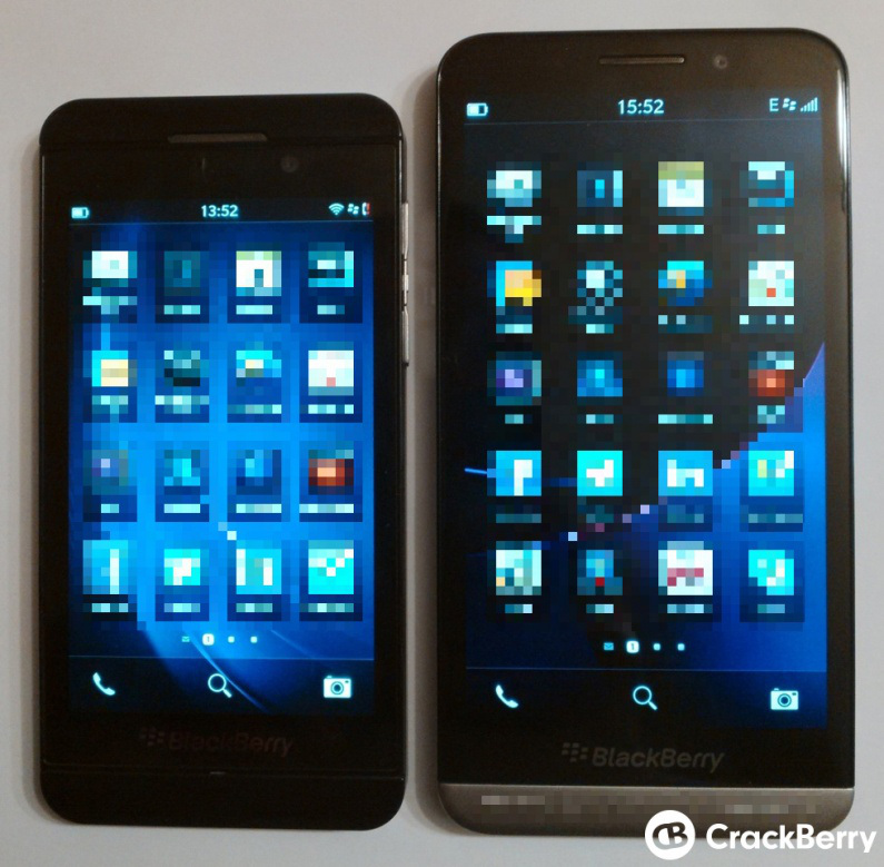 Blackberry A10 Z30 Caught On Camera Next To The Z10 And Q5