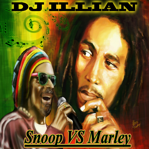 Bob Marley And Lion Snoop