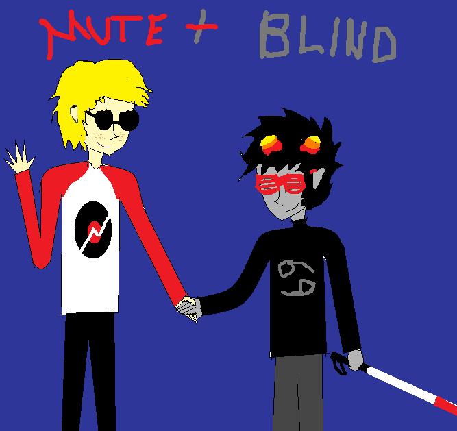 Mute Dave And Blind Karkat By Frostieze