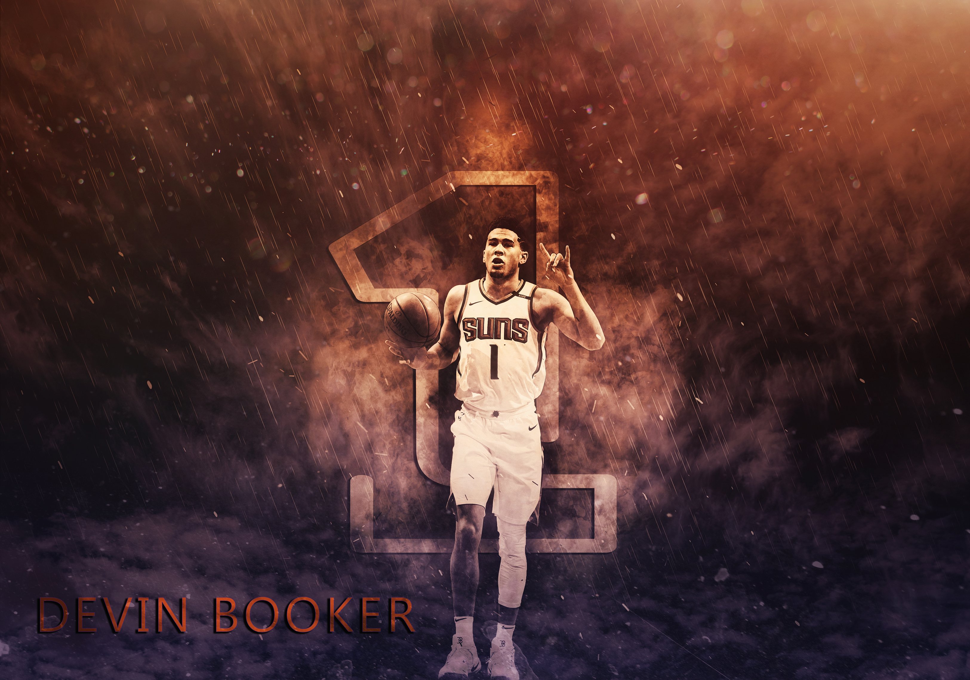 Devin Booker Cool Nba Artwork By Aygbmn Wallpaper And