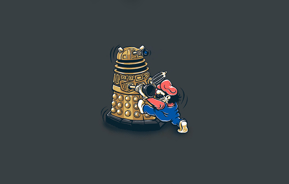 Doctor Who Dalek Daleks Mario Bros Super