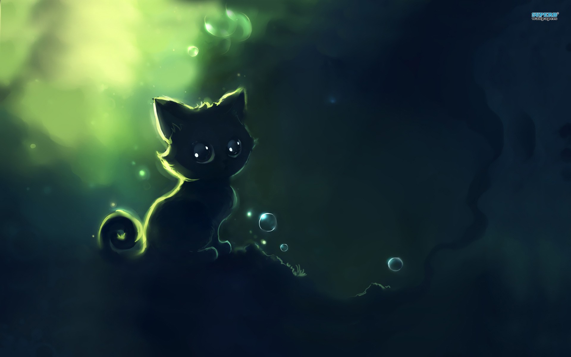Abstract Cats Apofiss Wallpaper