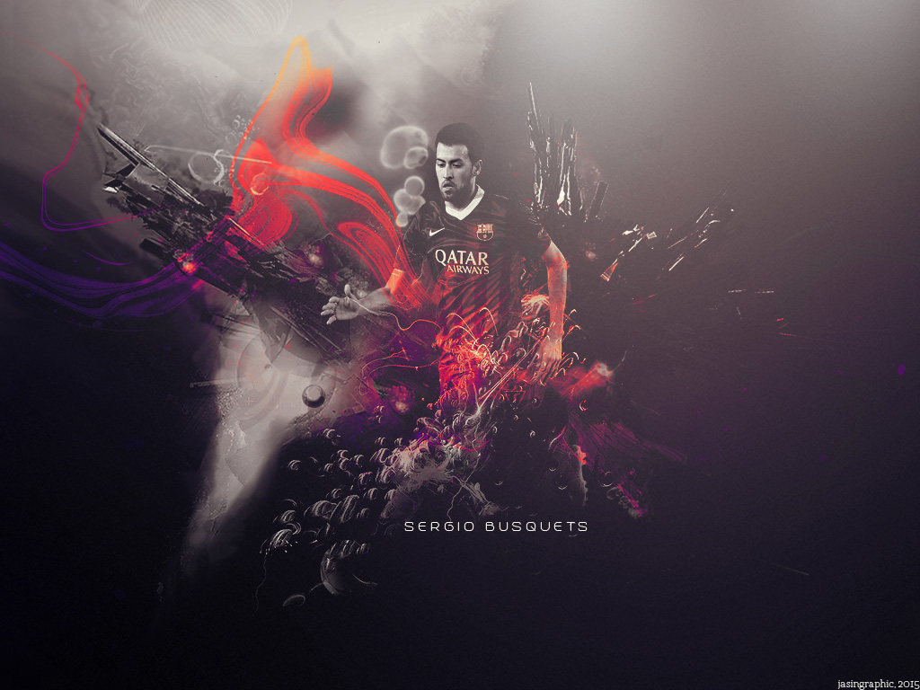Sergio Busquets Wallpaper By Jasingraphic