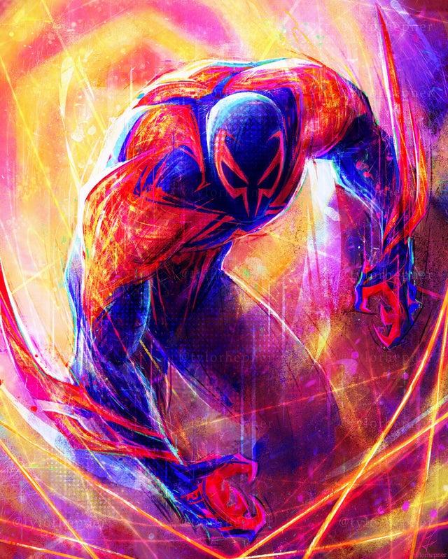 Oc My New Spider Man Painting R Spiderman
