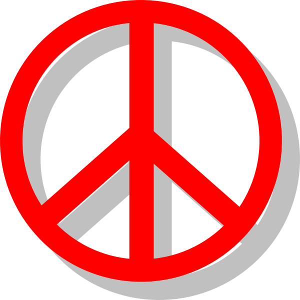 Peace Sign Clip Art At Clker Vector Online Royalty