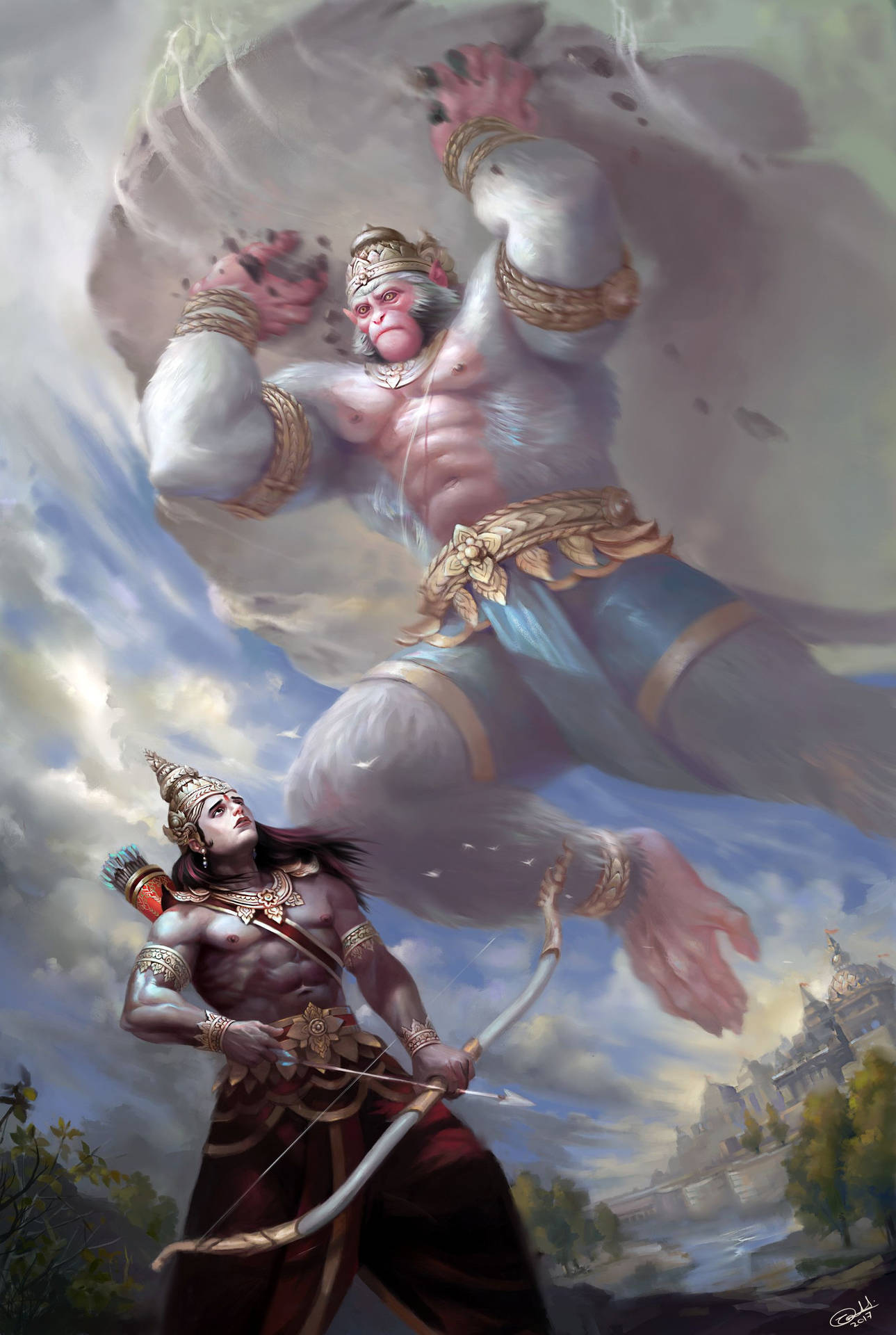 Lord Hanuman 3d Wallpaper