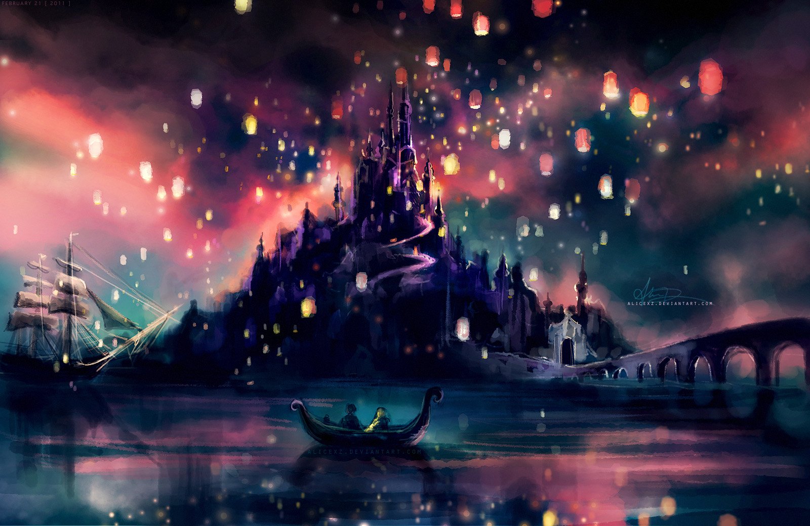 Disney Tangled the lights wallpapers for Disney tangled wallpaper
