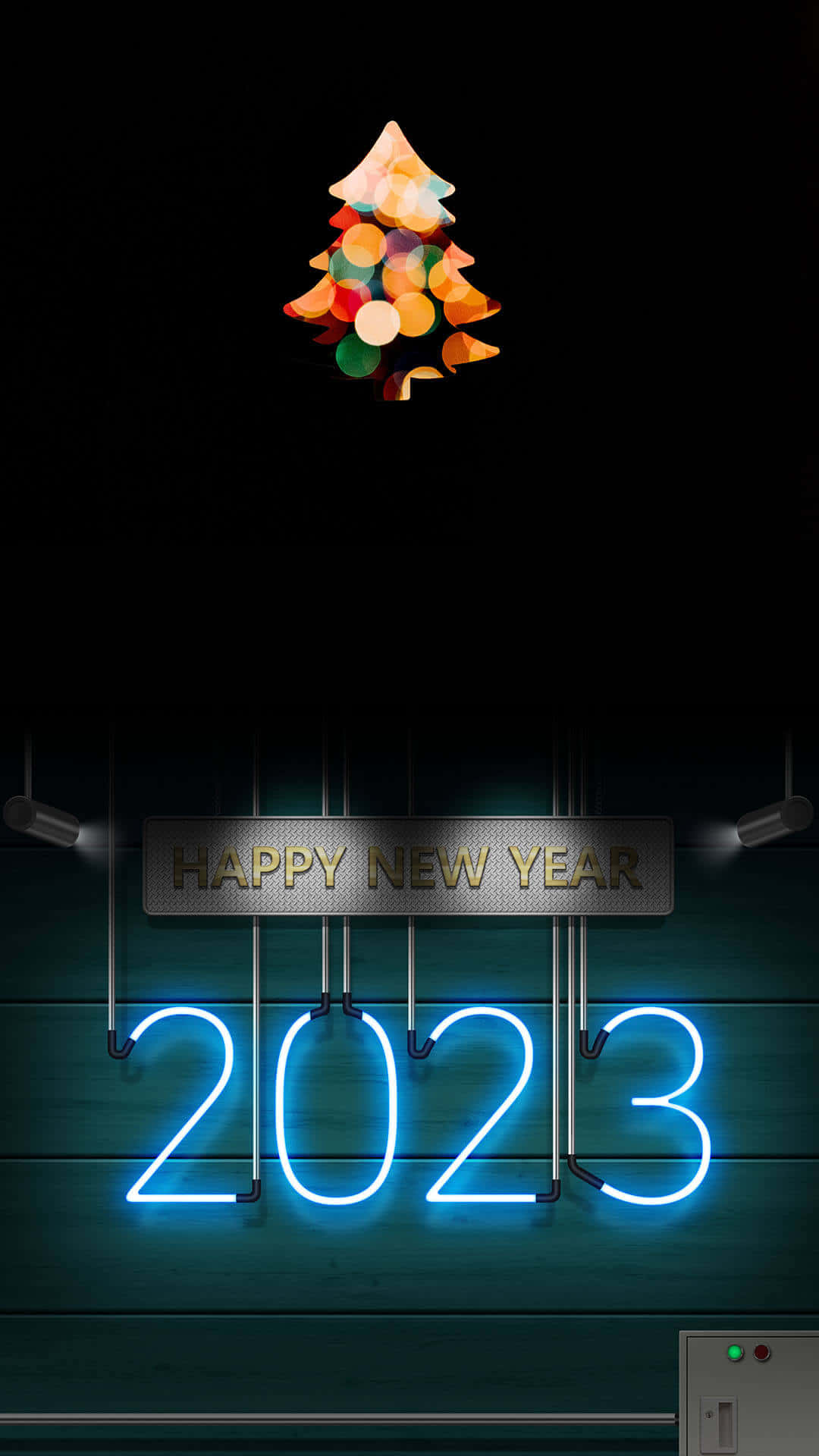 Happy New Year Phone Wallpaper
