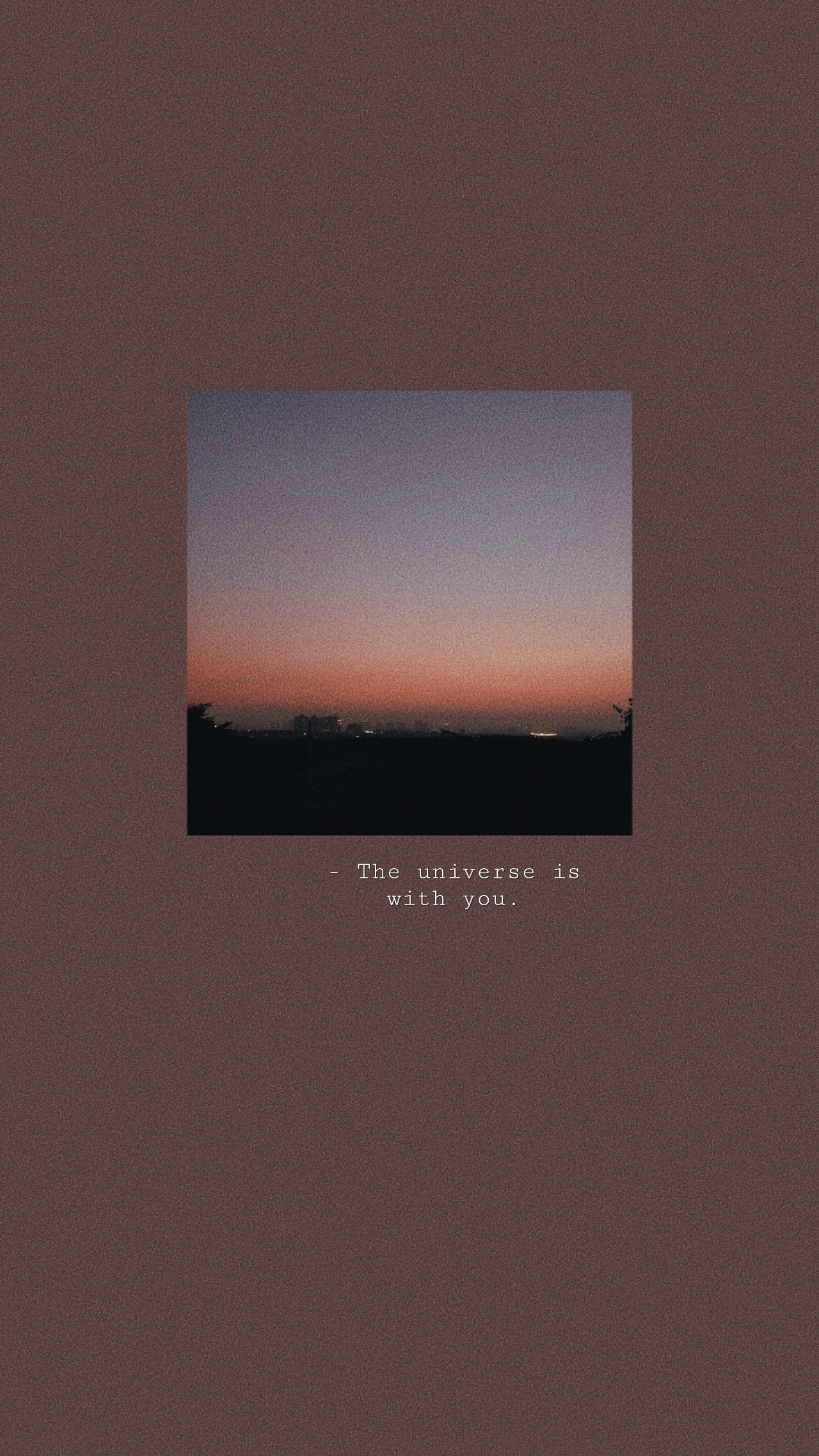 Aesthetic Wallpaper Sunset Motivational Quotes