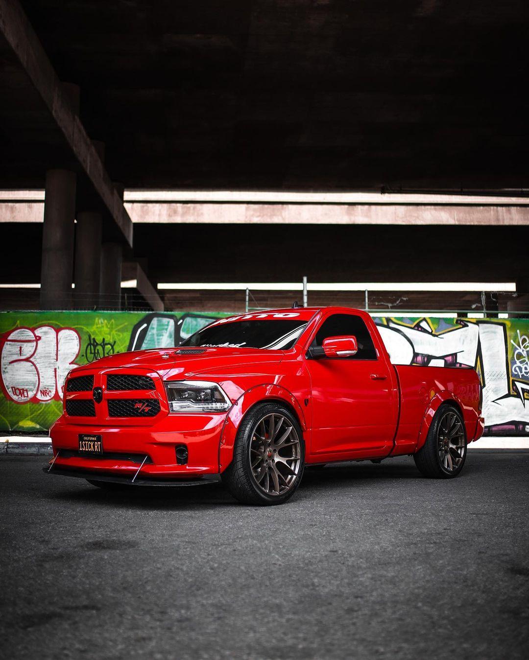 🔥 Free Download Ram R T Single Cab With Widebody And Huge Wheels Looks ...