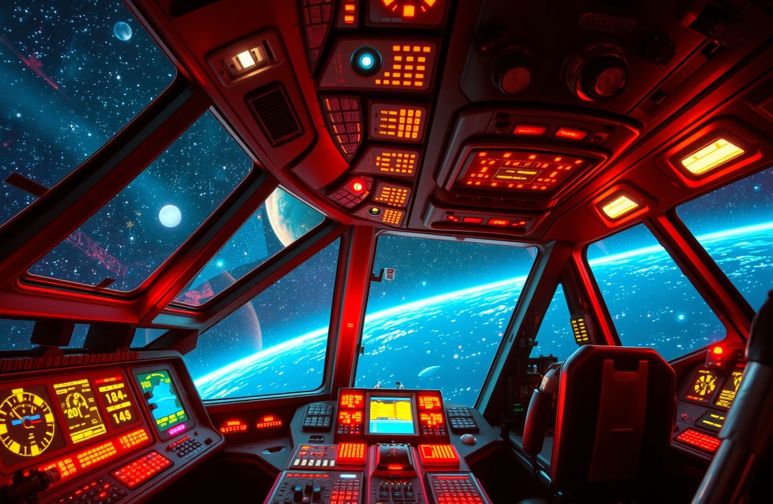 Millenium Falcon Cockpit Wallpaper