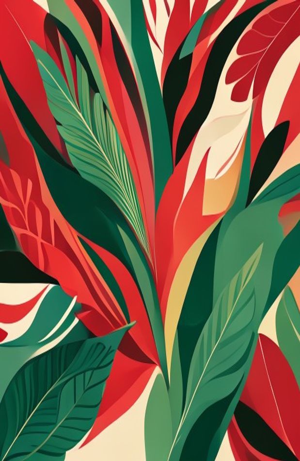 Red And Green Wallpaper