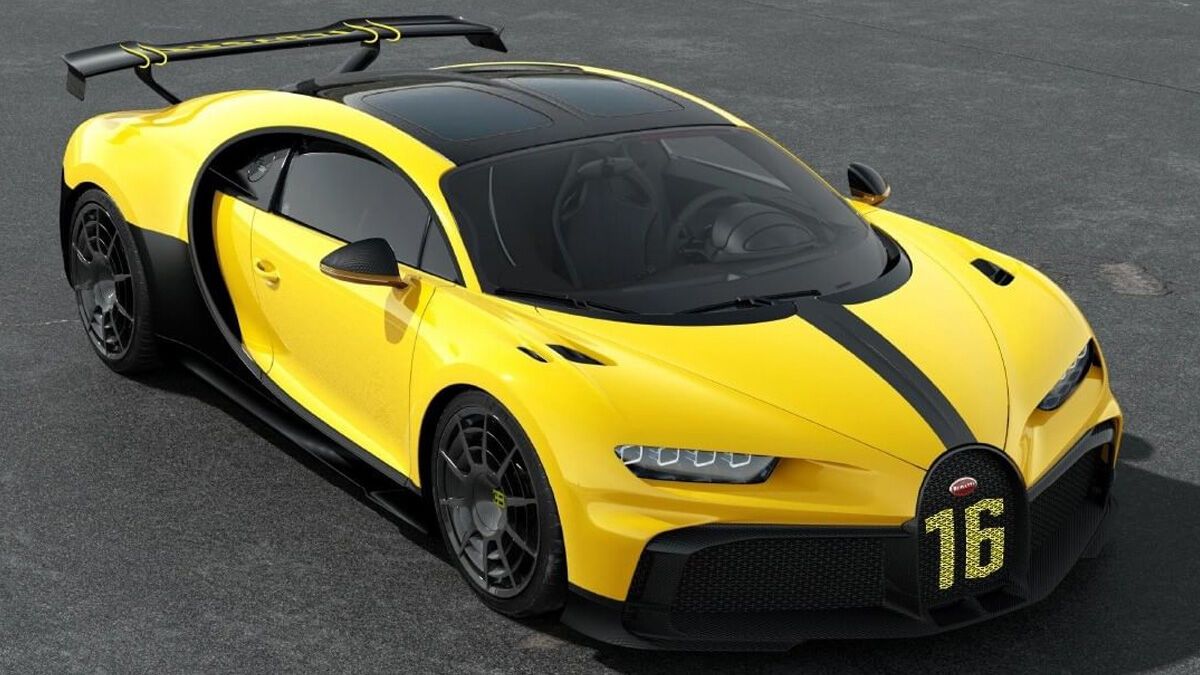 Bugatti Chiron Pur Sport Is Being Offered In Yellow And Lime Green