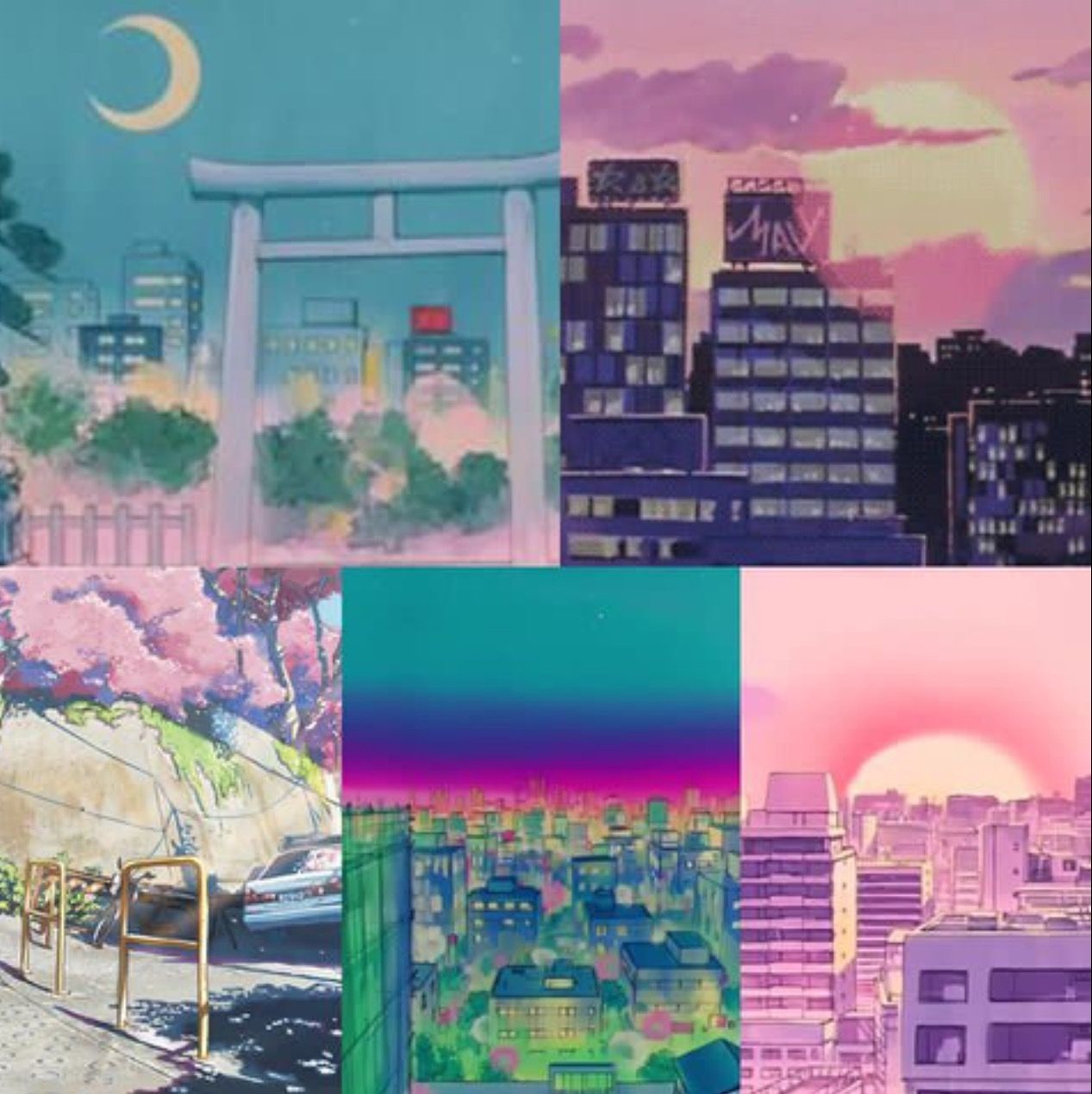 80s Aesthetics Anime Wallpaper On
