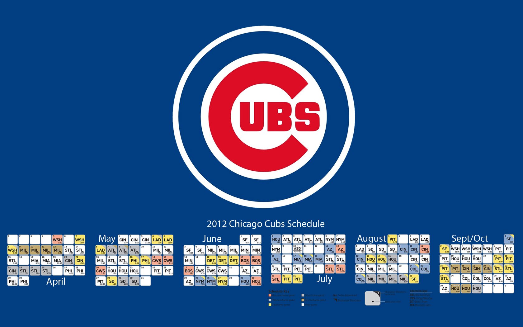 [46+] Chicago Cubs Schedule Wallpaper