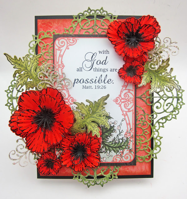 Scrappers The Much Awaited Blazing Poppy By Heartfelt Creations