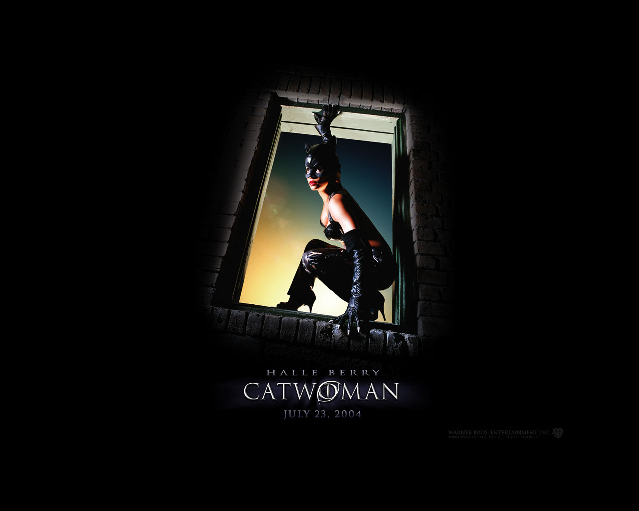 Background Wallpaper Cat Woman Halle Berry