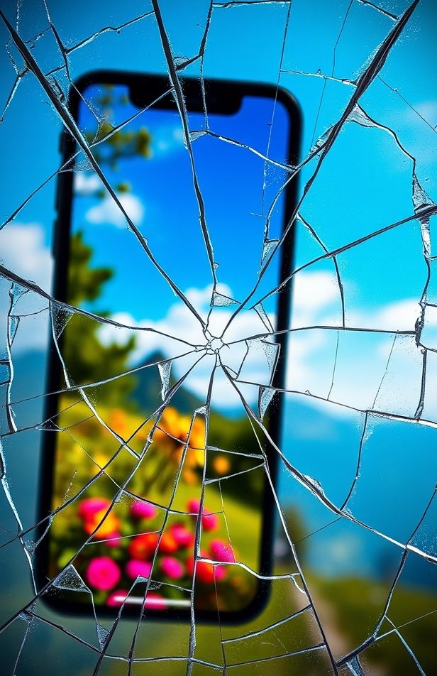 Wallpaper Cracked Screen