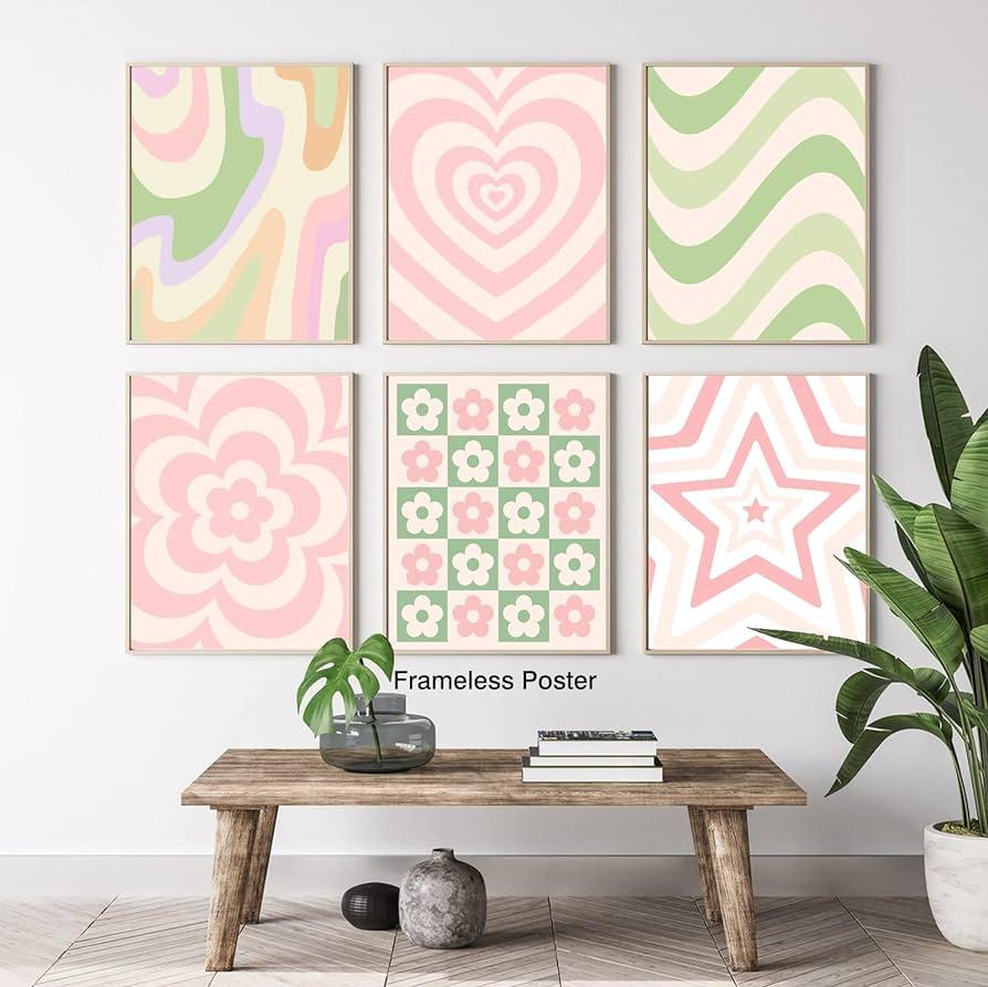 Amazon Vlejoy Set Of Preppy Room Decor Aesthetic S