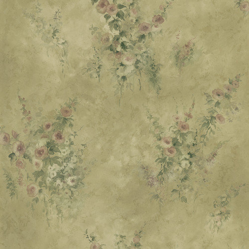 Brewster Home Fashions Mirage Signature V Floral Embossed Wallpaper