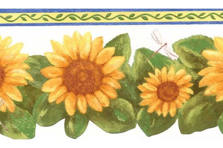 Free download Sunflower Border Wallpaper Sunflower Country Wallpaper