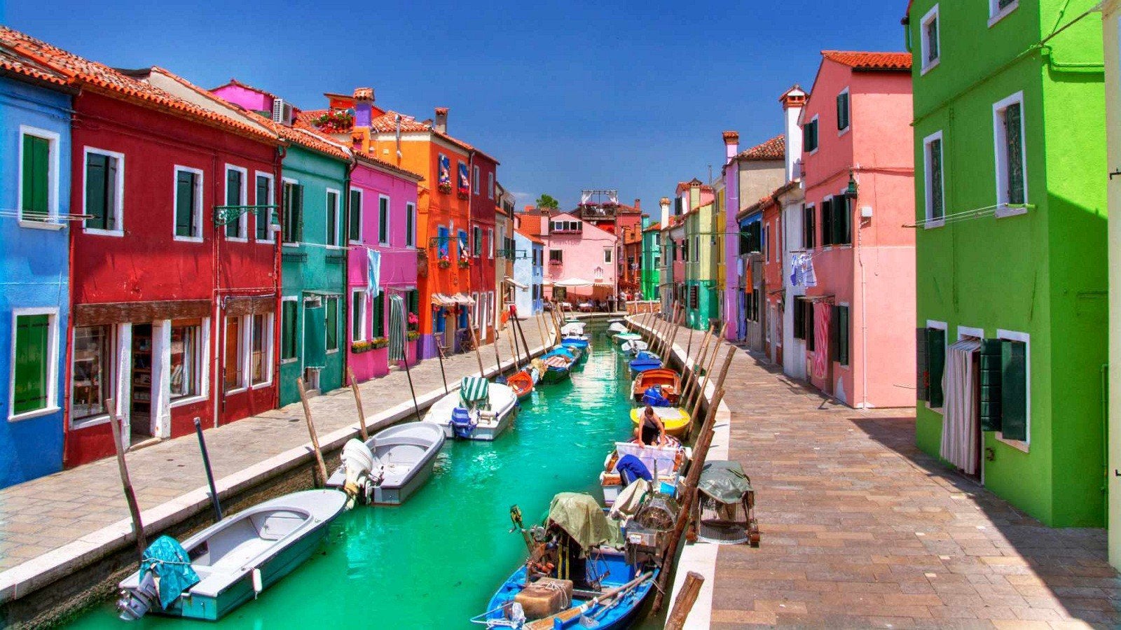 Best Colorful Burano In Italy Wallpaper