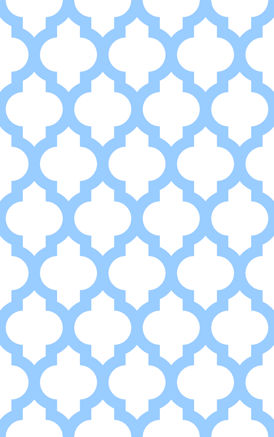 Grey Quatrefoil Background Lattice Baby Blue