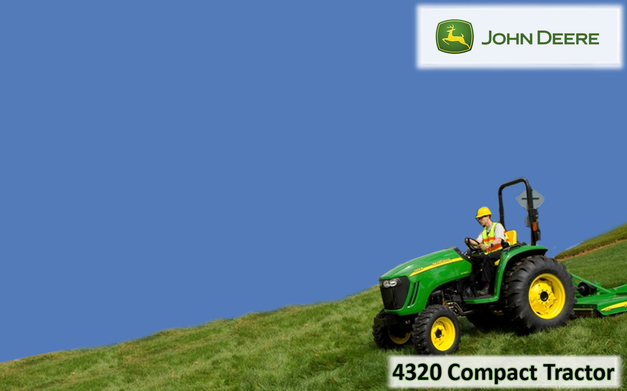 John Deere 4320 Compact Tractor Wallpaper