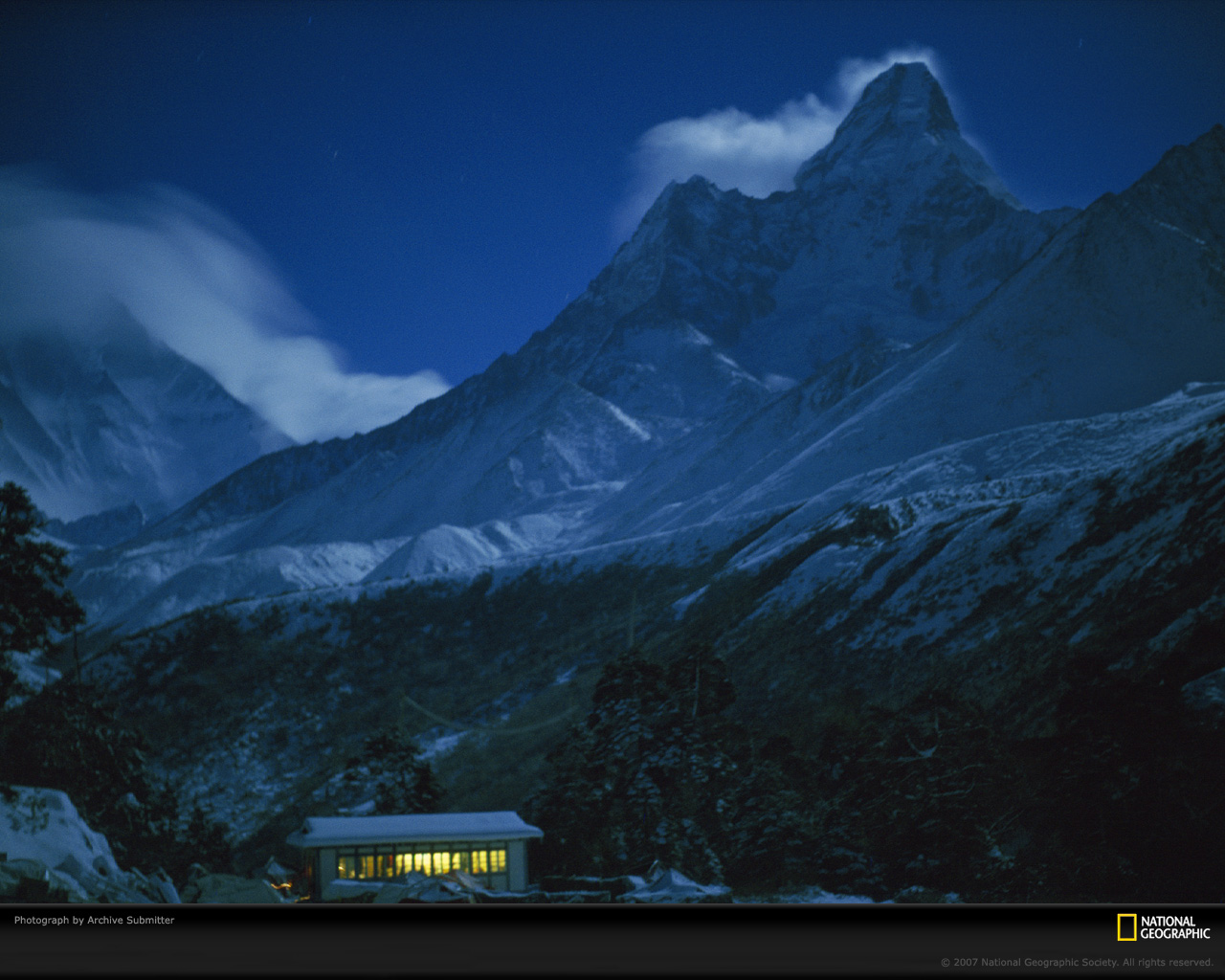 Evening At Himalayan Mountain Wallpaper Bestepics