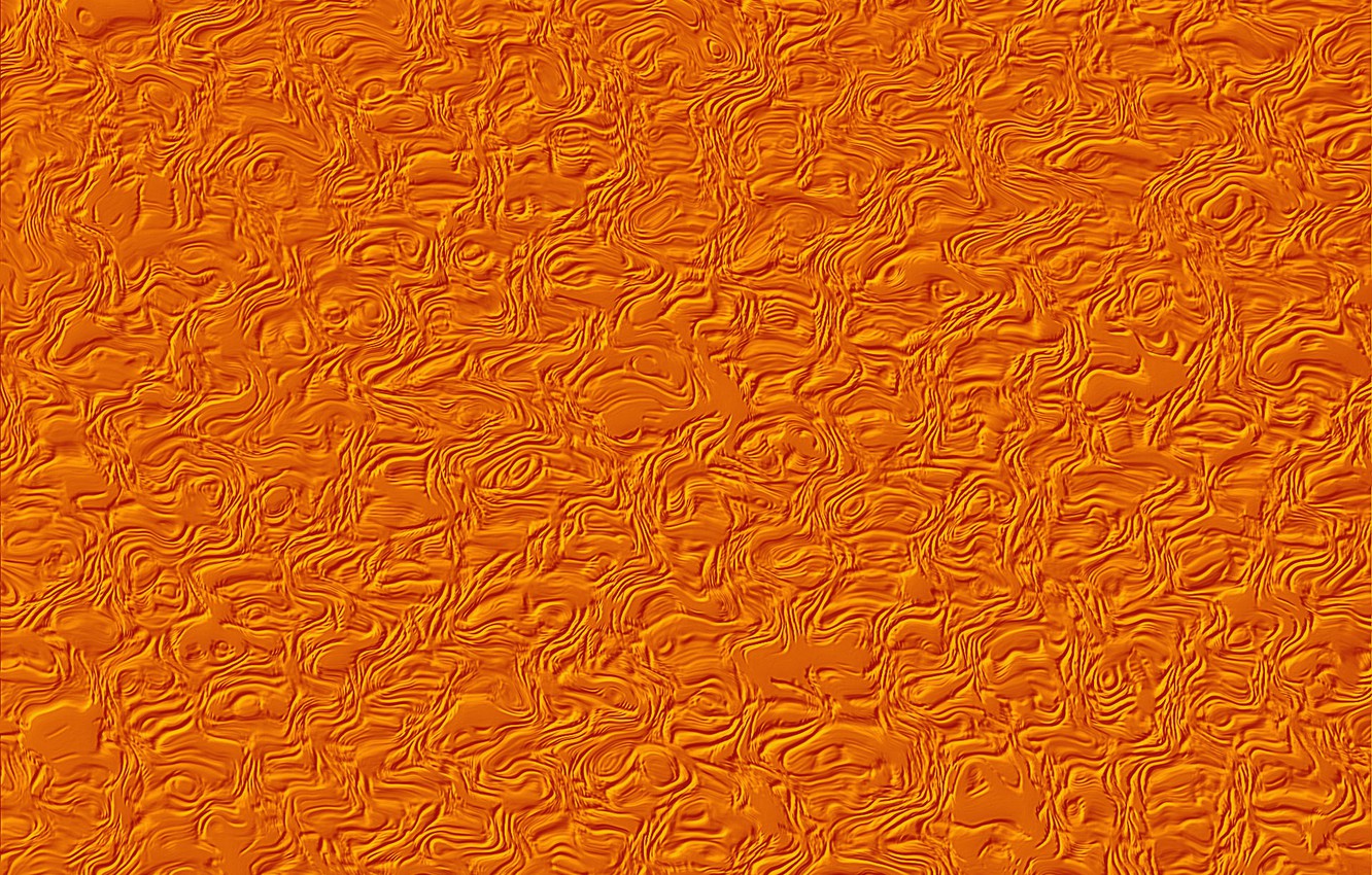 Wallpaper Wave Fantasy Texture Orange Background Relief Image