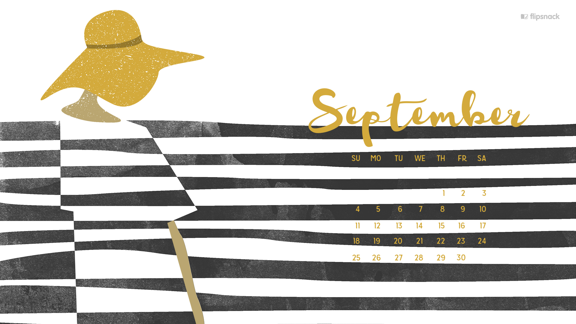 September Calendar Desktop Wallpaper