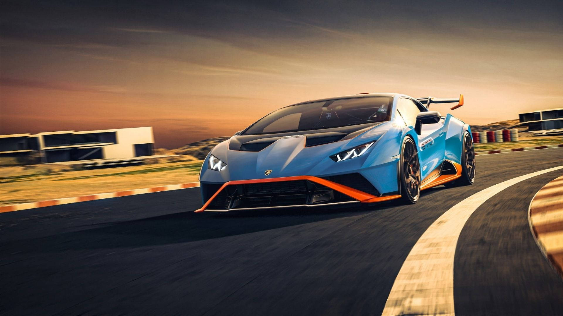 Blue Lamborghini Aventador Wallpaper