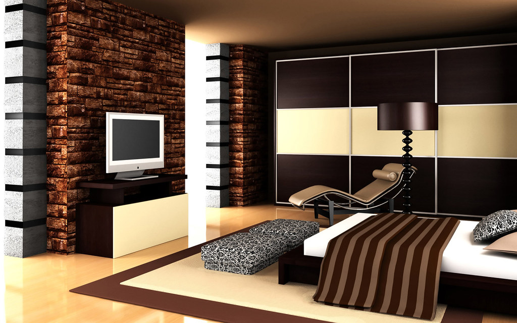 HD Wallpaper Modern Romantic Bedroom Tasteful