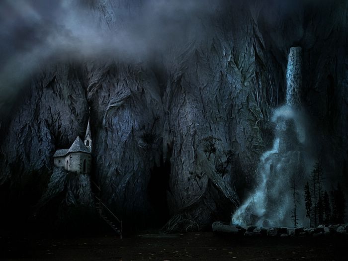 Dark Fantasy World Frank Melech Surreal Photo Manipulation Wallpaper