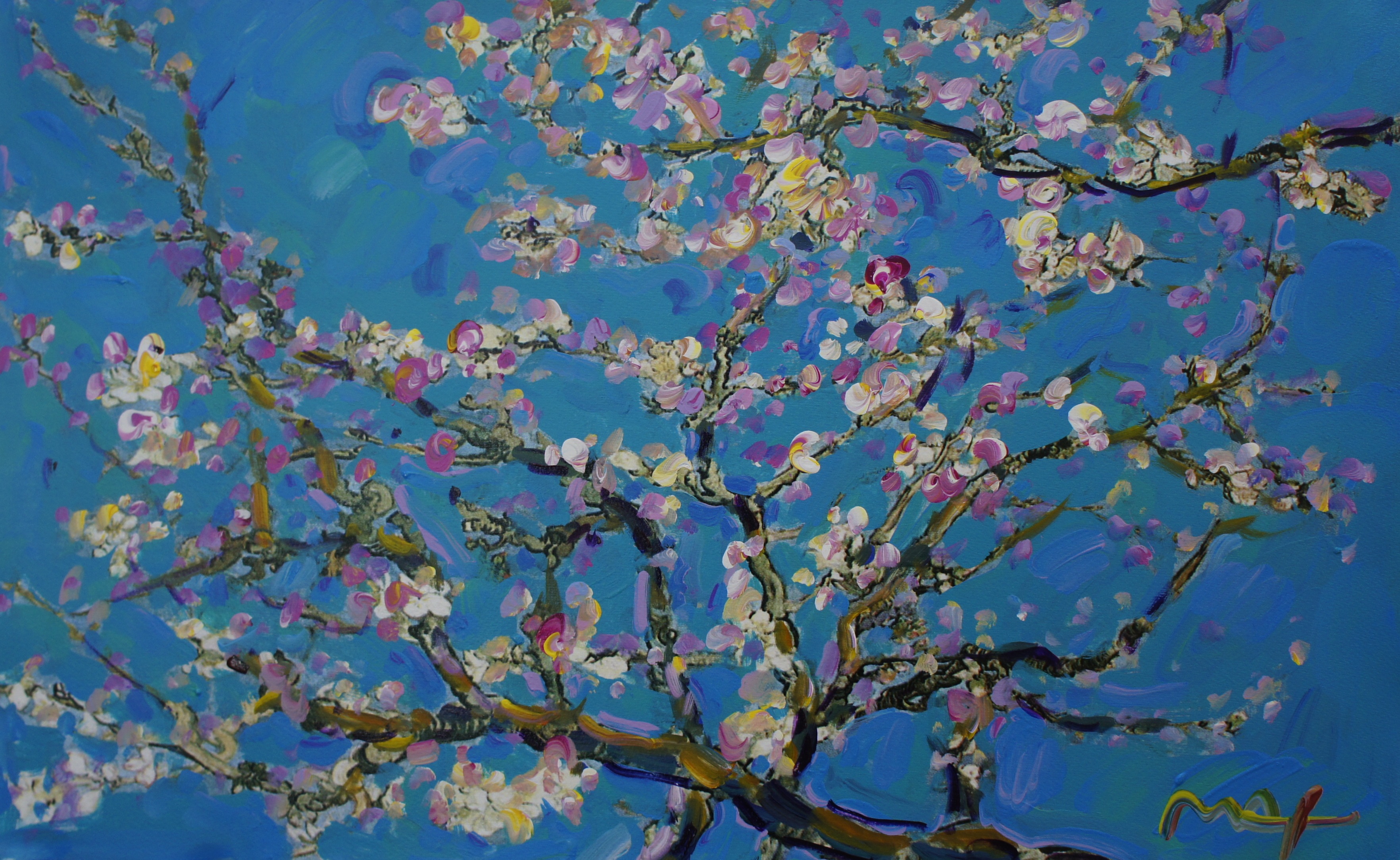Free download Van Gogh Almond Blossom Wallpaper Top Pictures Gallery Online  [3528x2168] for your Desktop, Mobile & Tablet | Explore 50+ Peter Max  Wallpaper | Peter Steele Wallpaper, Peter Pan Wallpaper, Max 4 Wallpaper