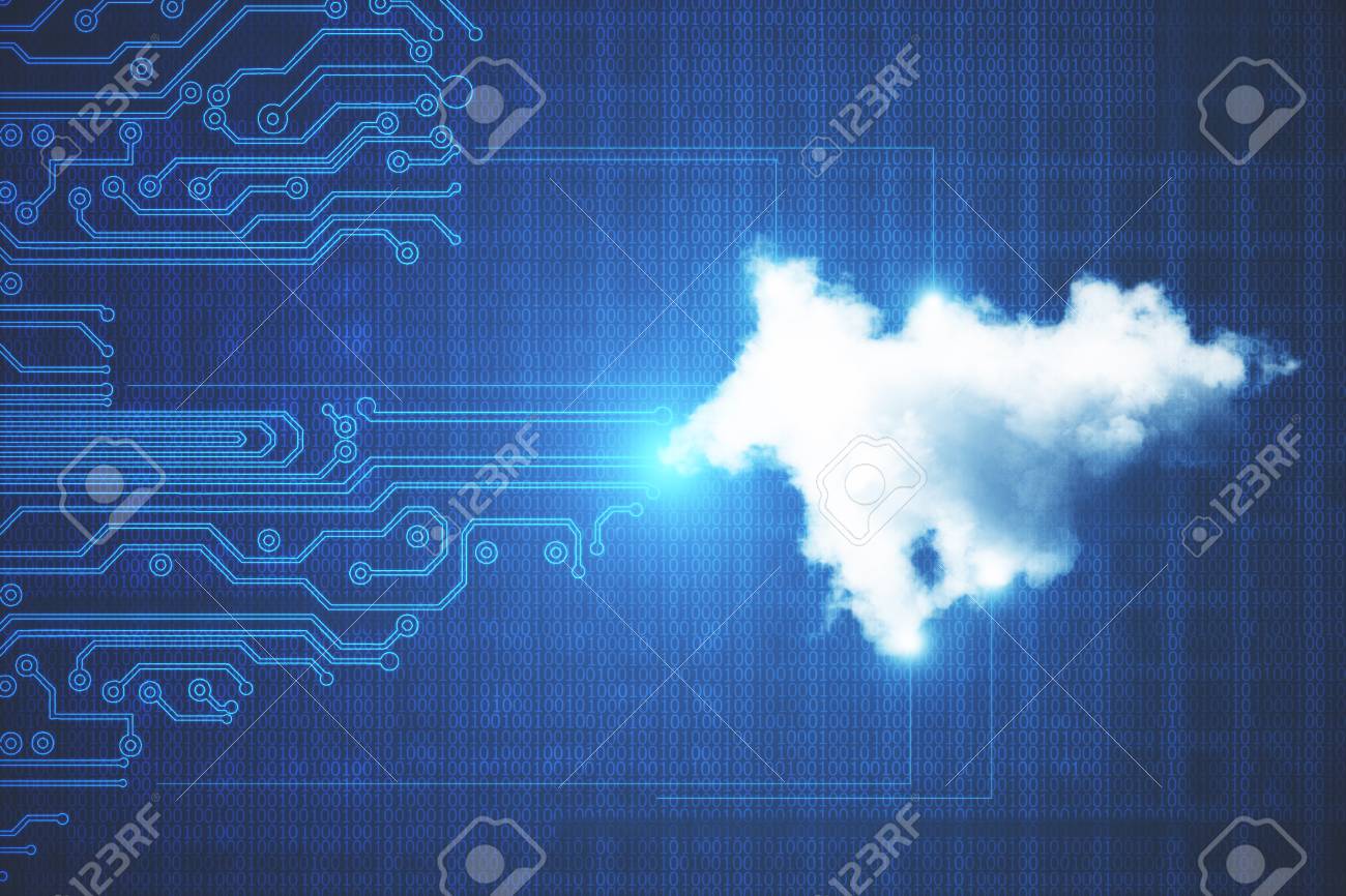 Free Download Creative Bright Glowing Cloud Computing Background Stock Photo 1300x866 For Your Desktop Mobile Tablet Explore 24 Computing Background